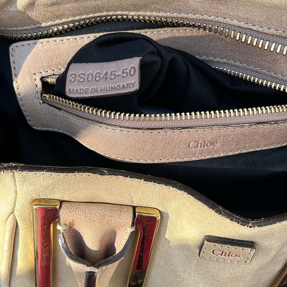 Chloé satchel bag in good used condition. Authenticity card is included. - Picture 15 of 16